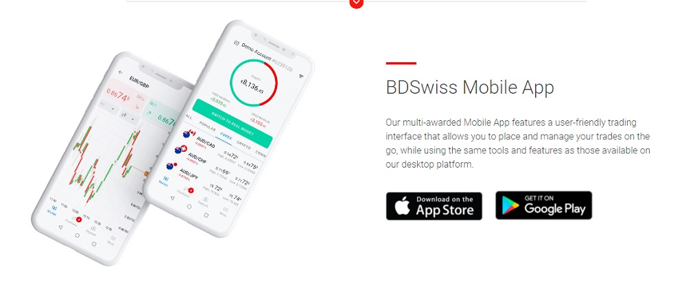 BDSwiss Mobile App